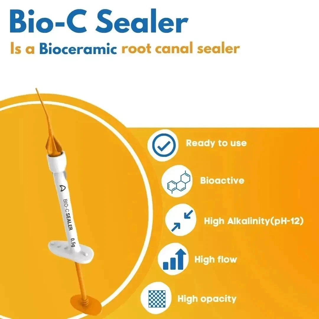 2 x Angelus Dental BIO C SEALER 0.5g Syringe Bioceramic RCT Selaer free shipping