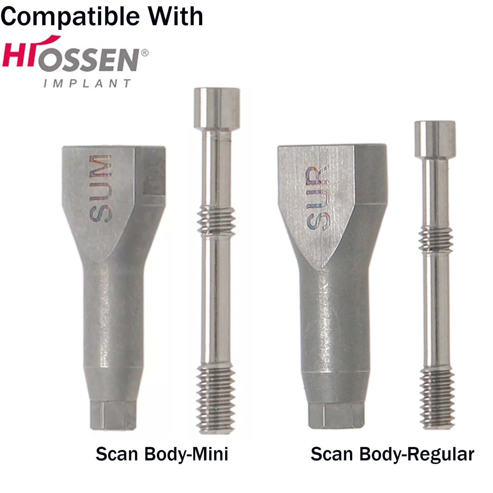 Dental CAD/CAM Implant Scan Body Fits Hiossen Osstem Nobel Active Straumann ITI