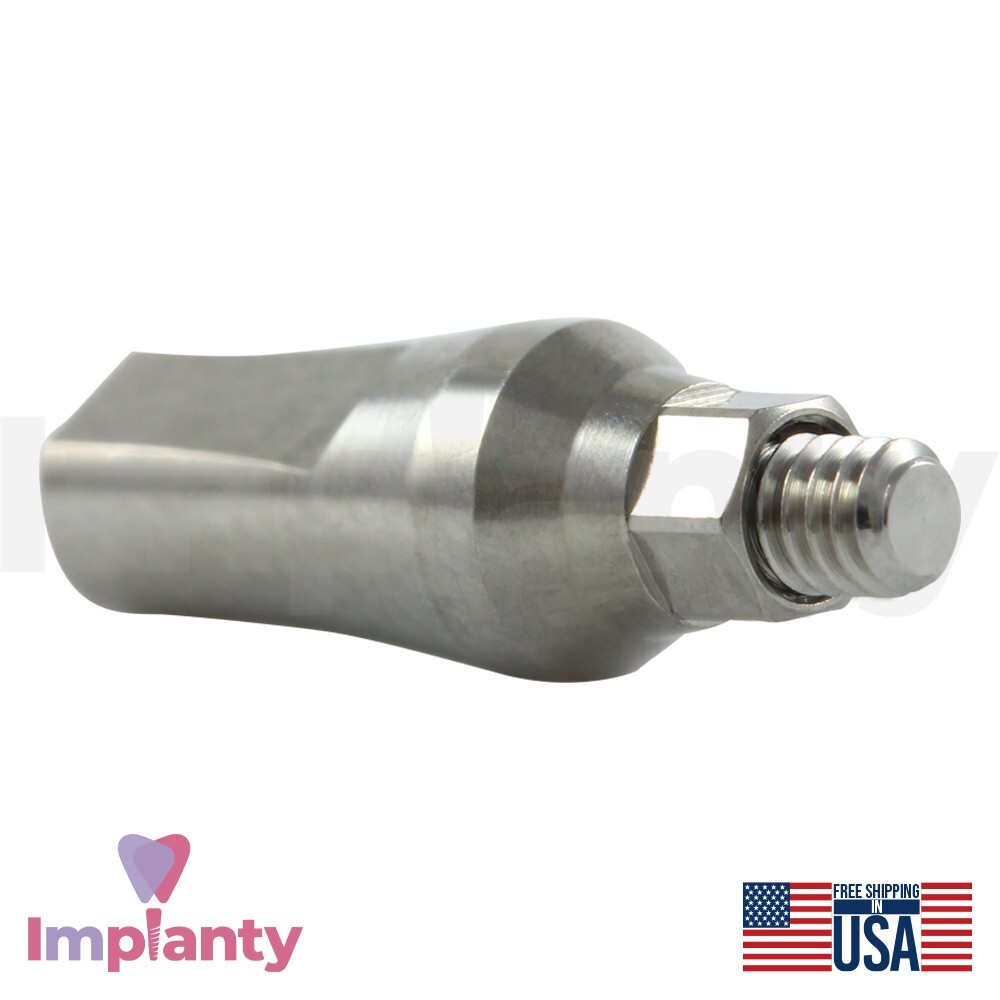 5 Straight Prosthetic RP Titanium Dental Conical Similar Nobel Active Ø4.3-5mm