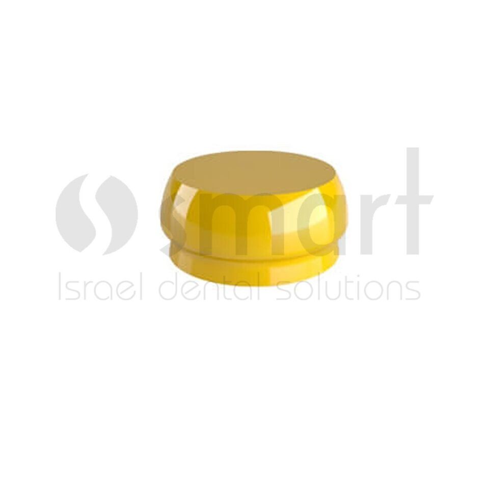 LOTx10 Flat abutment attachment silicone retentive cap Extra-Soft Rhein83 Italy