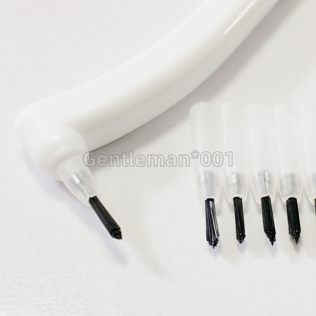 Dental Micro Brushes Composite Resin Disposable Mini Applicator Brush Tip Handle