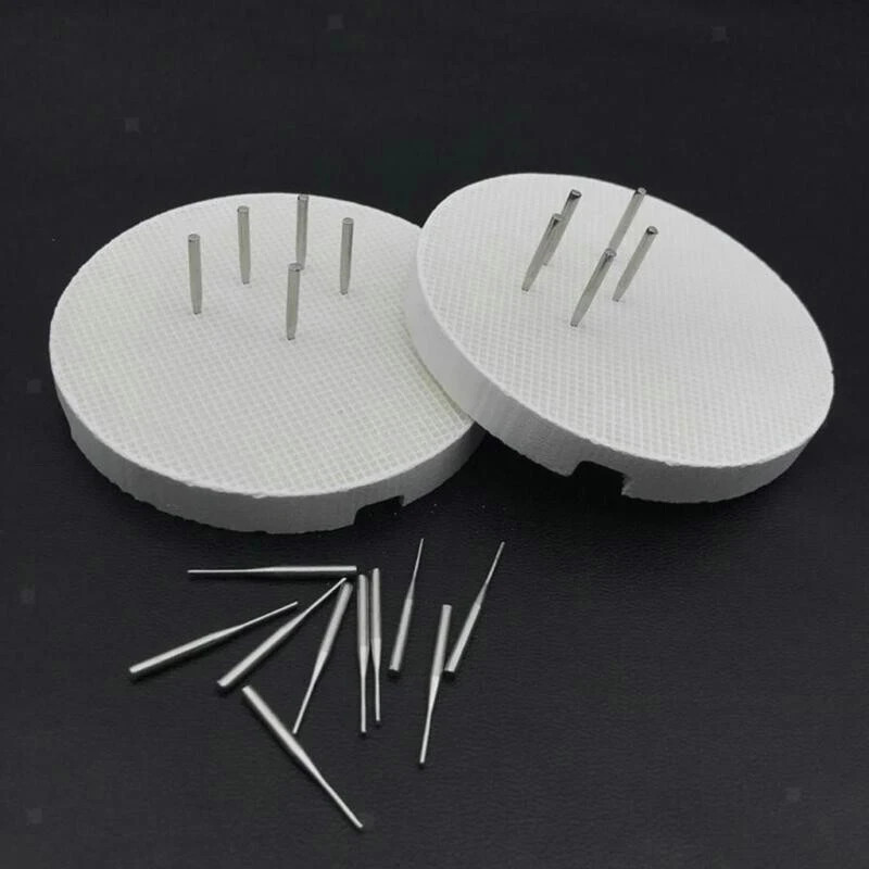 10packs Dental Lab Supplies Honeycomb Firing Trays Metal Pins For Die Model Work