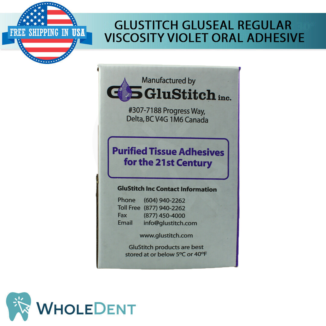 Glustitch Gluseal Violet Oral Regular Viscosity Tissue Adhesive
