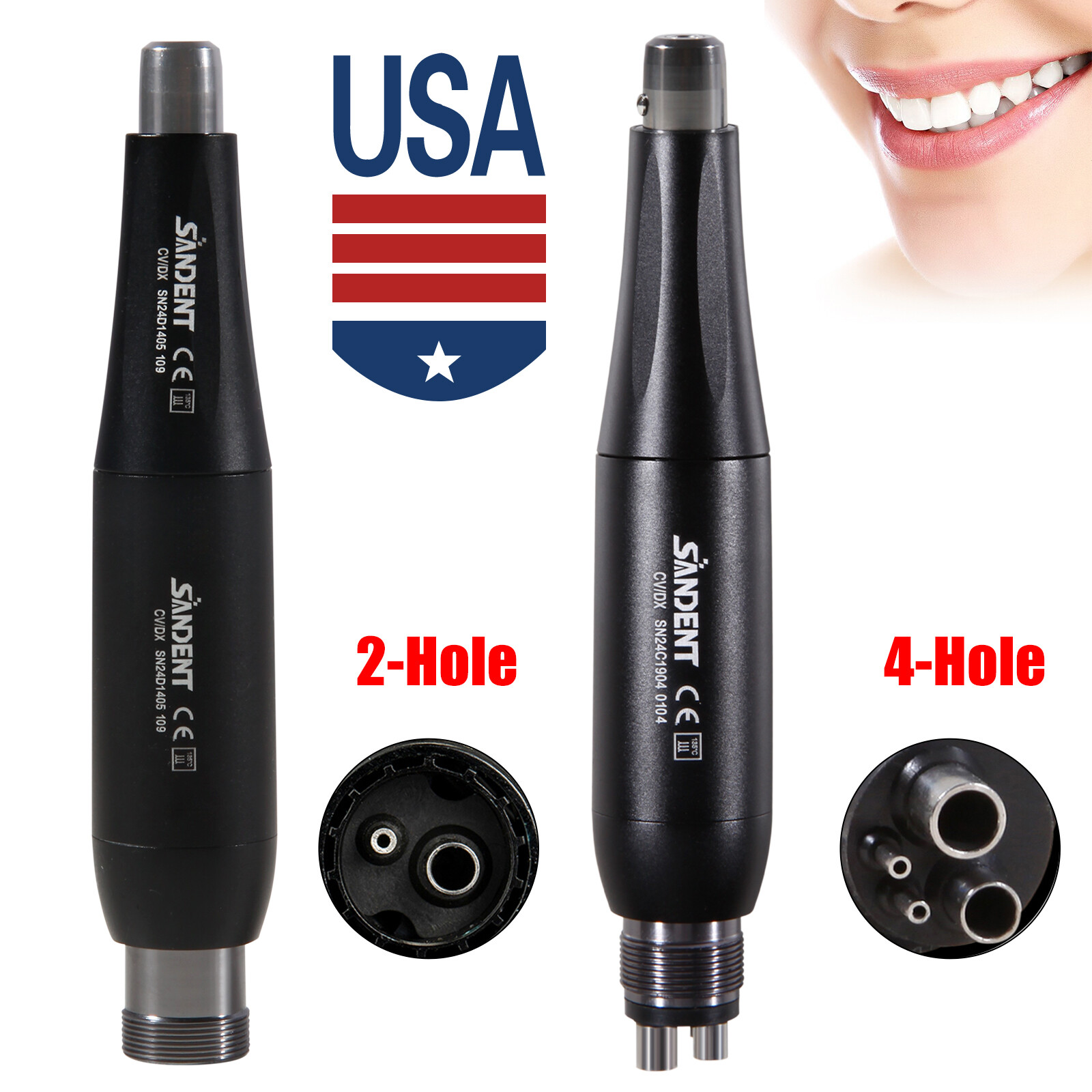 Dental Hygiene Prophy Handpiece slow Low Speed Handpiece Kit 2Hole 4Hole