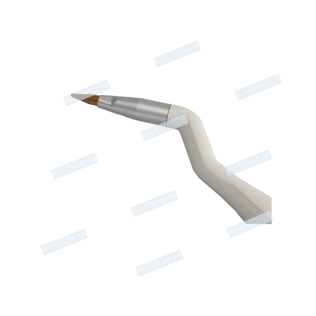 Dental Brush Pen Replaceable Brushes Tips Straight Curved Head Mini Micro Brush