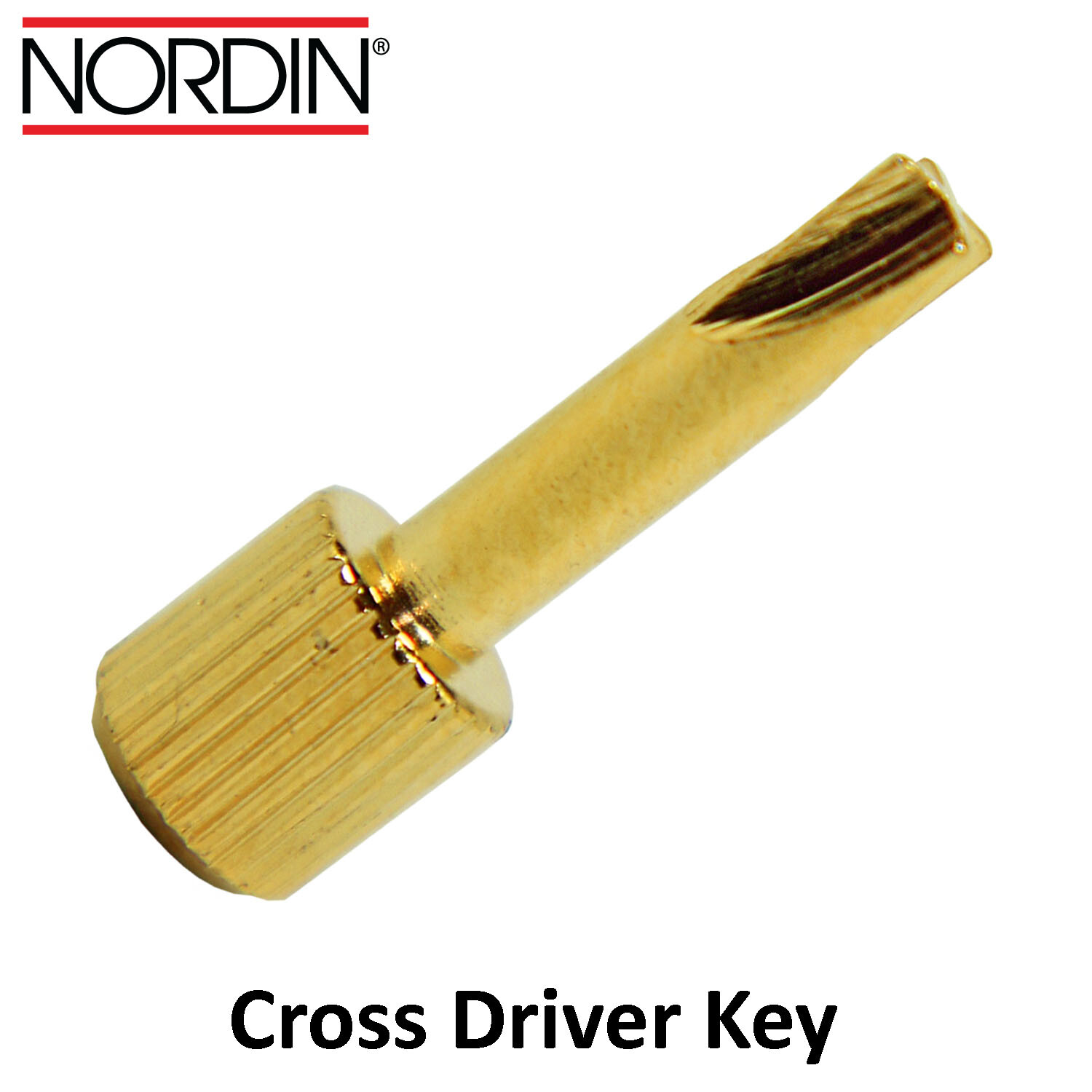 Nordin Dental Endodonthic Root Dentatus Gold Plated Screw Post Cross Key Driver