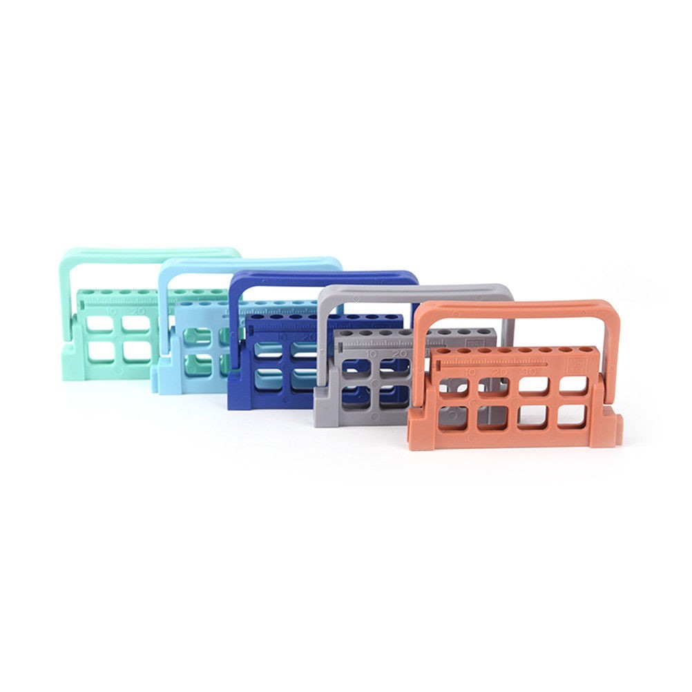 Dental Endo Guard Files Holder Ruler Autoclavable File Block Organizer 8 Hole