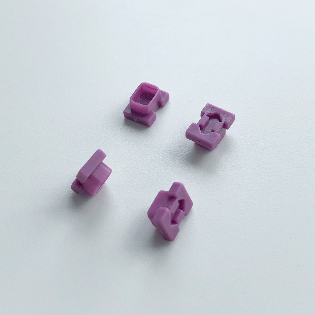 20Pcs Dental ITI NC lmpression Coping Caps Closed Tray Plastic Caps Transfer USA