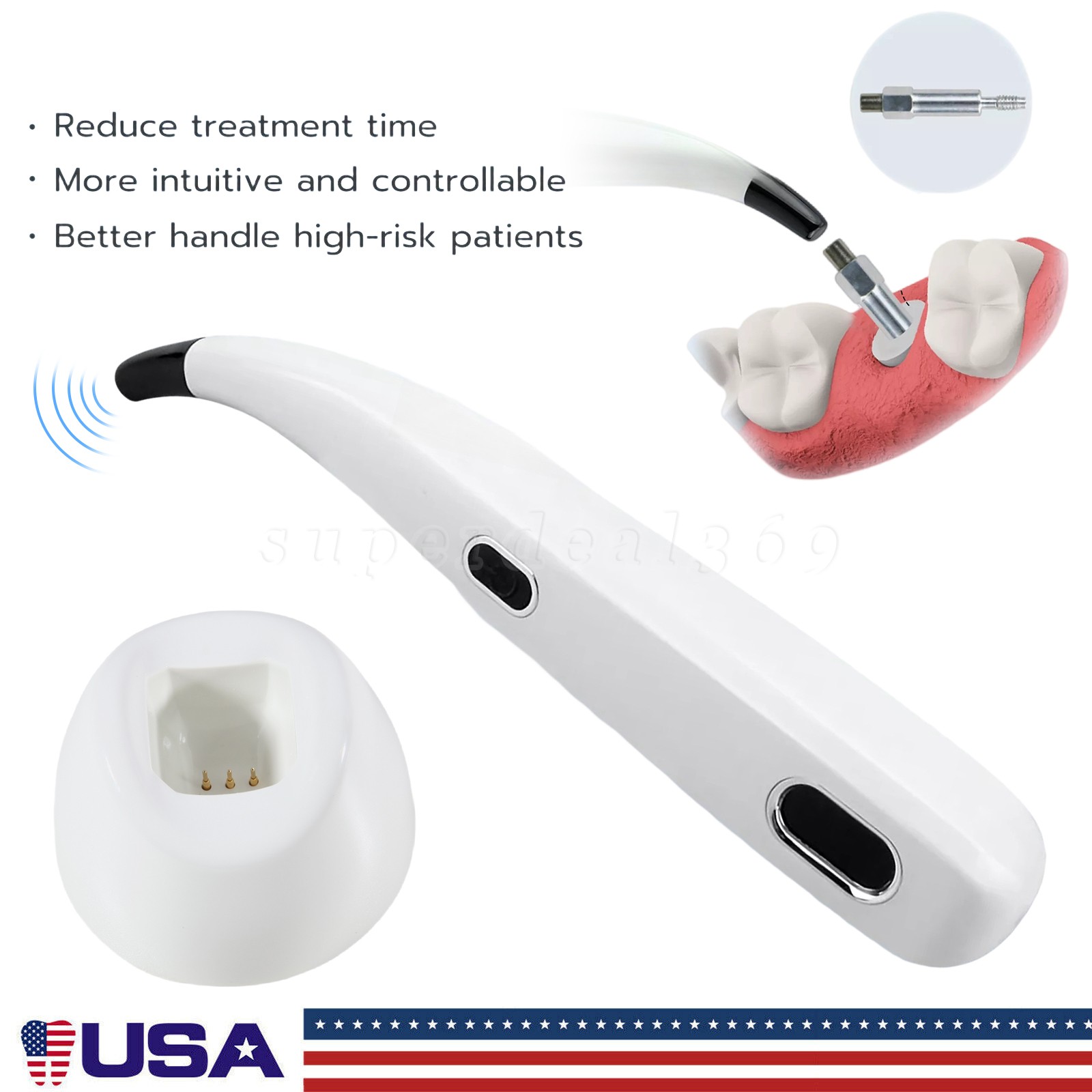 Dental Endo Reciprocating Files Niti Gold File Rotary Root Canal 25MM Flexible