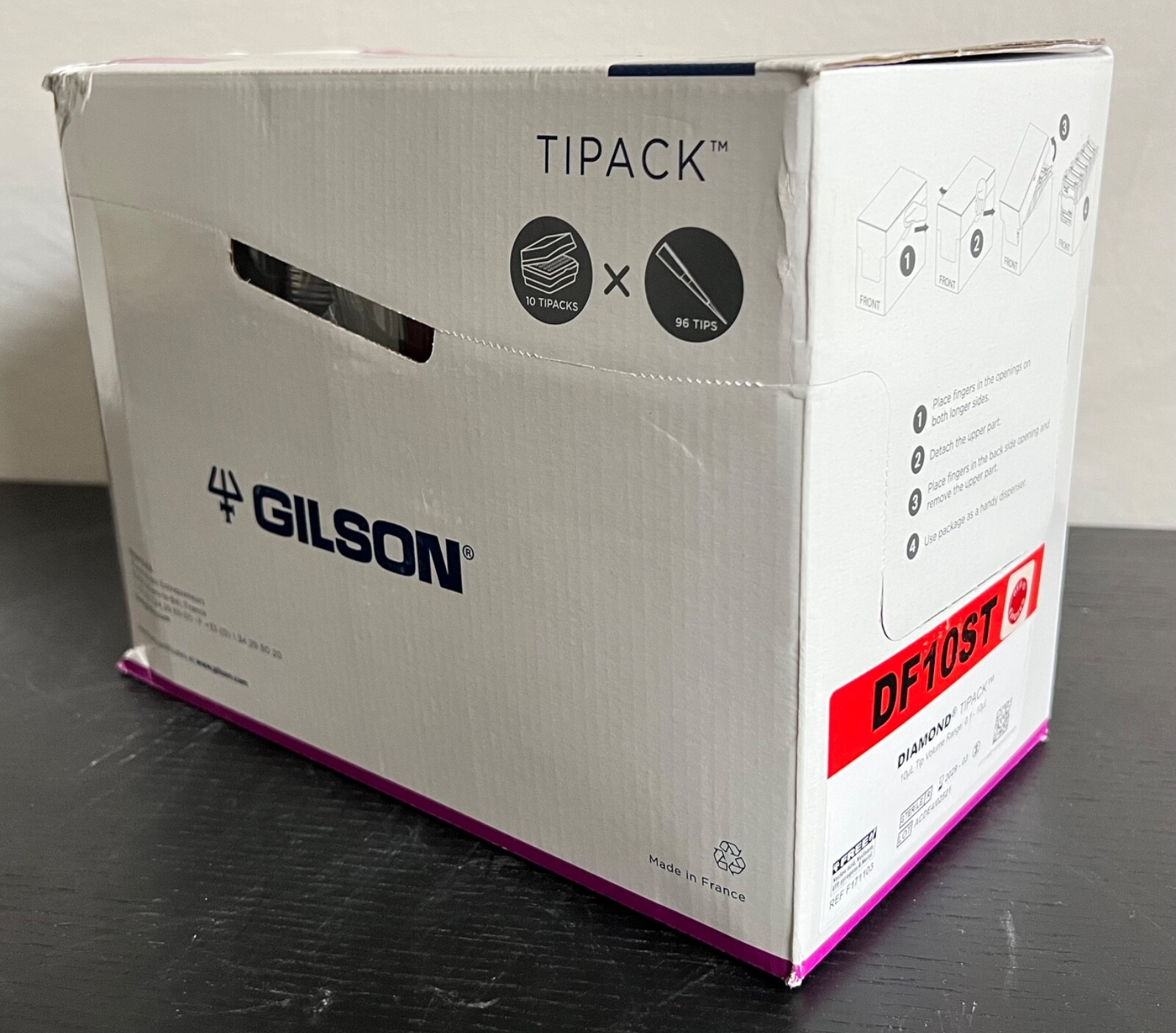 GILSON DIAMOND Pipette Tips DF10ST, 0.1-10 µL, 960 w/filter – Sterile 3/2029