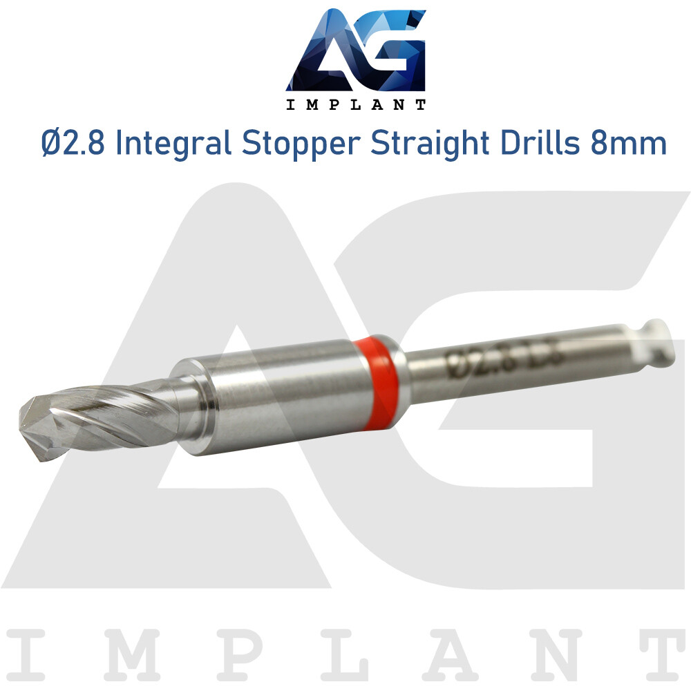 Ø2.8 Integral Stopper Straight Drill External Irrigation Dental Tool