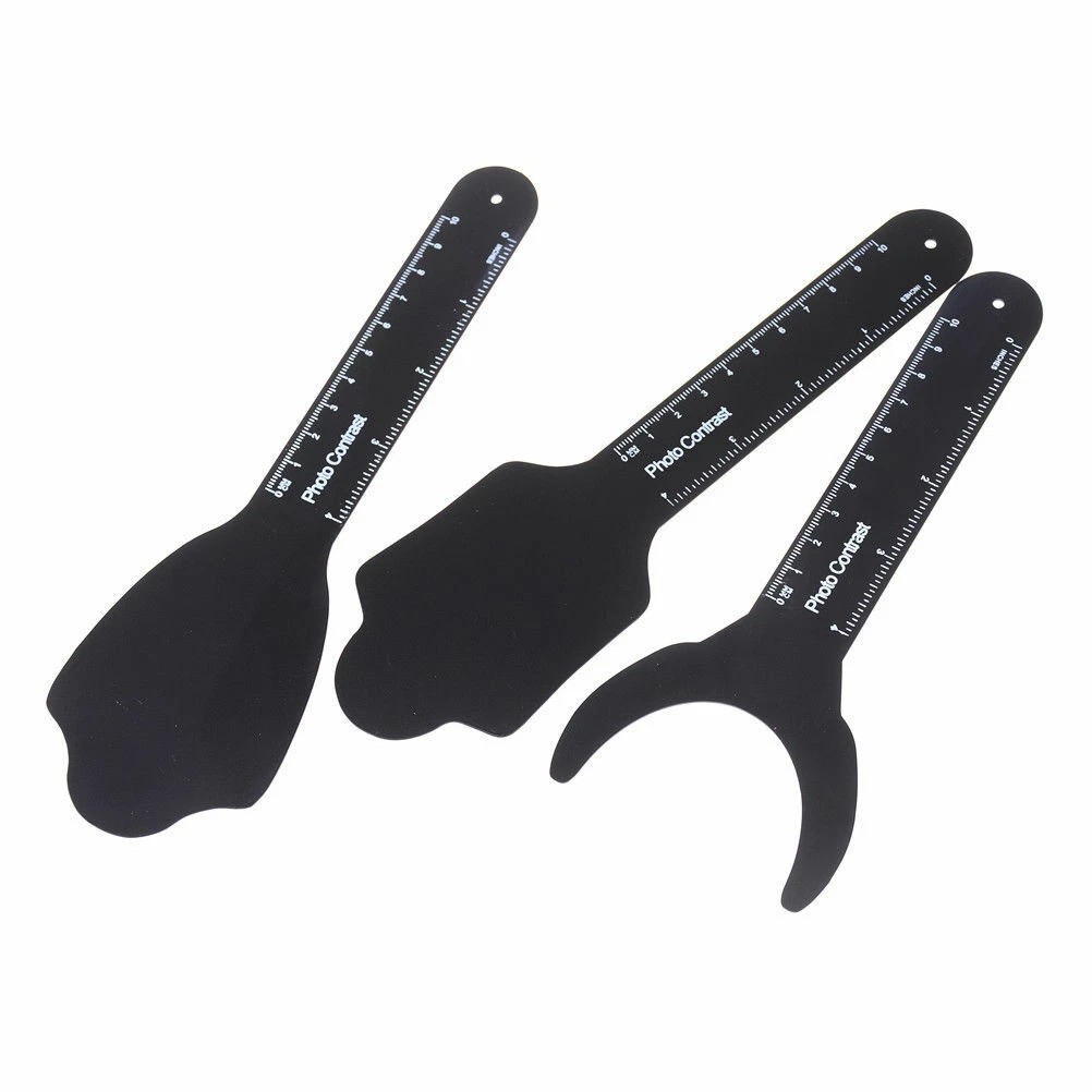 6Pcs/Kit Dental Oral Photo Palatal Photography Contrastors Black Background Tool