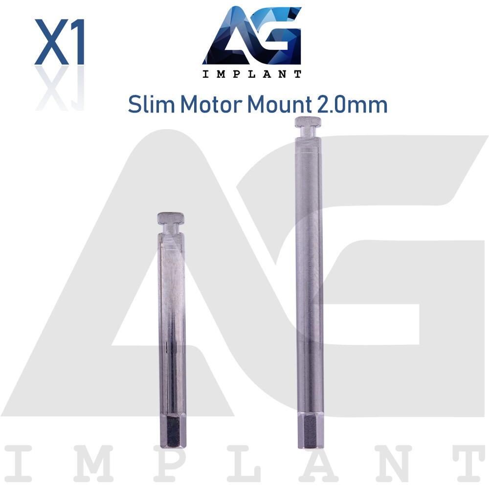 Slim Motor Mount 2.0mm Manual Screwdriver Abutment Tool For Dental