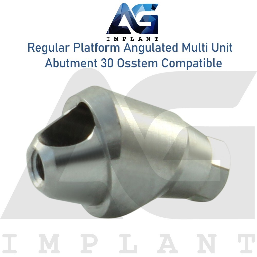 10 Angled Multi Unit 30° Titanium Fit Regular Platform Prosthetic 0sstem® TS Hex