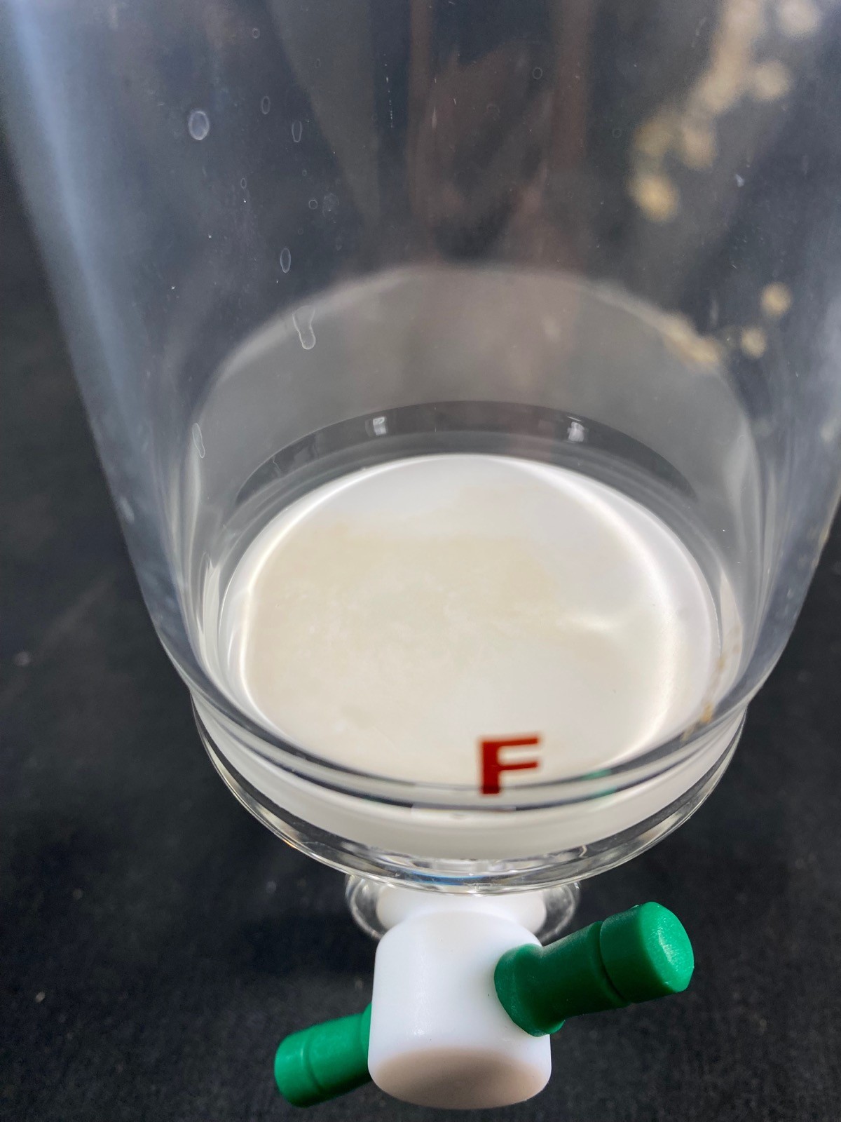 CHEMGLASS Glass 200mL 24/40 Joint Fine Frit Solid Phase Peptide Synthesis Vessel