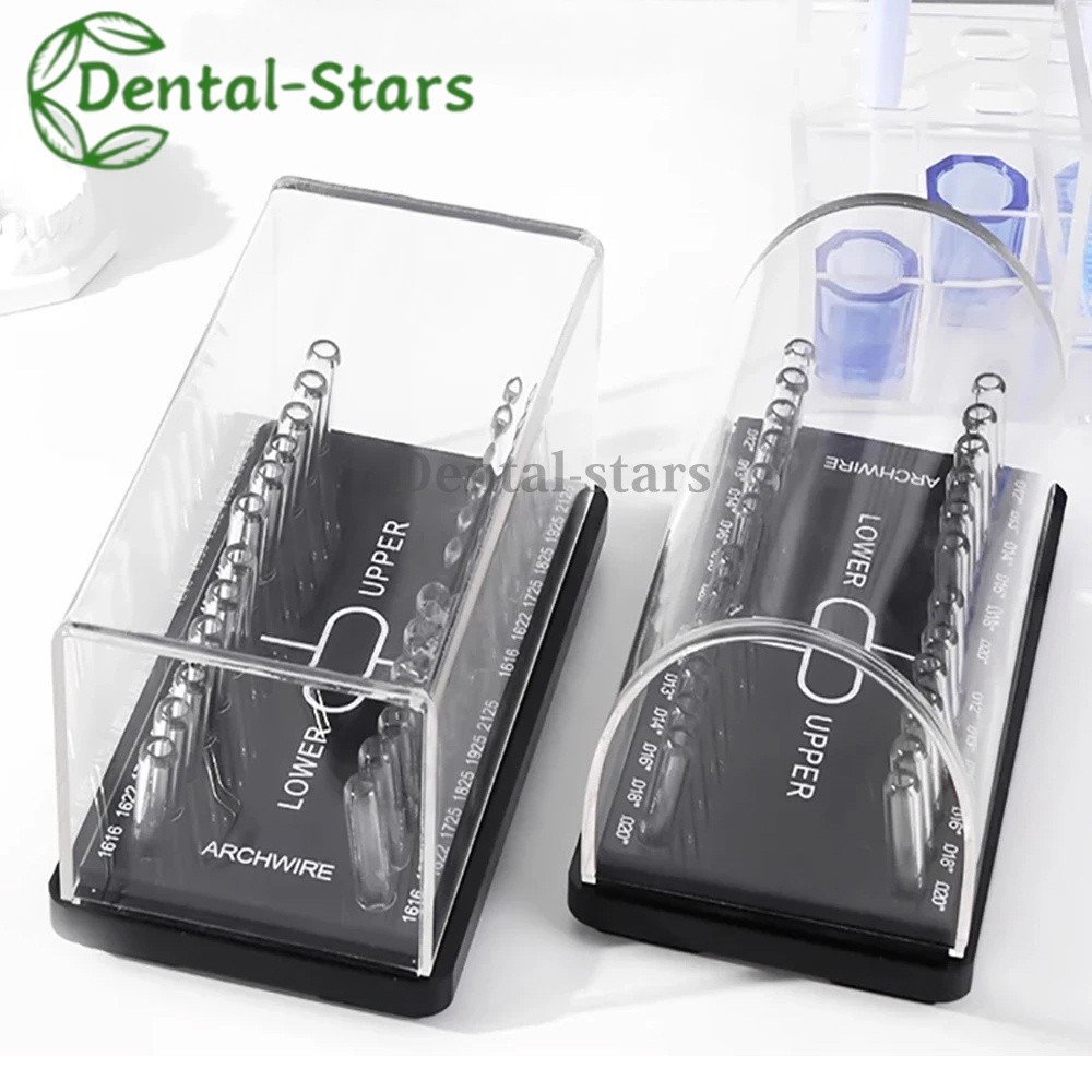 1x Dental Orthodontic Arch Wire Holder Power Chian Acrylic Organizer Storage Box
