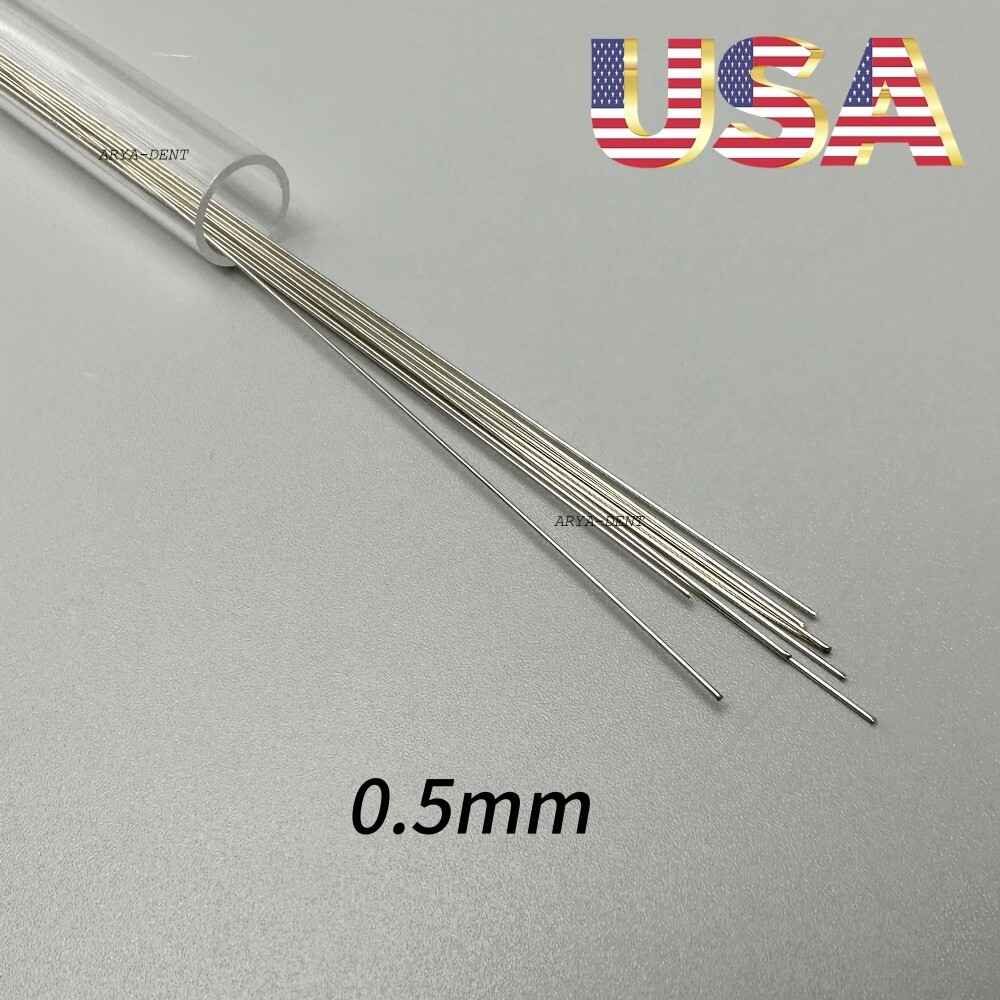 Dental Orthodontic Silver Solder Low Temperature Weld Soldering Wires 0.5/1.0mm