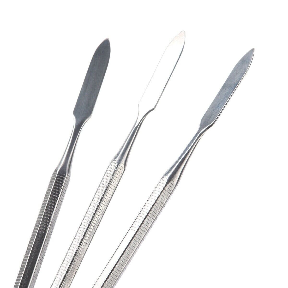 1 Pcs Dental Mixing Stainless Steel Cement Spatulas Wax Scraper Material Double