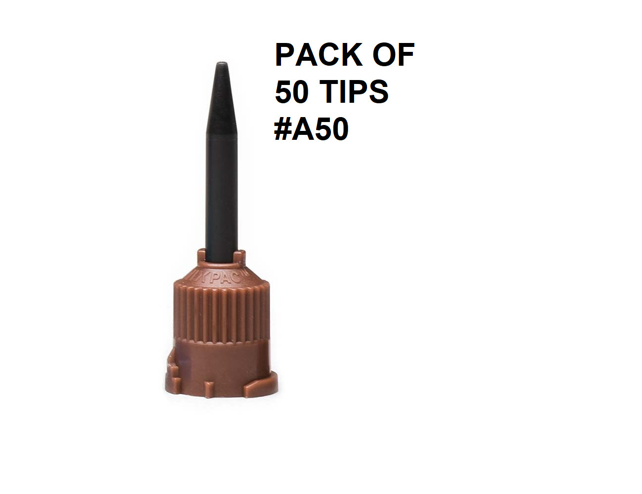 Pulpdent Automix Syringe Tip For 5mL Syringe, 20 or 50/pk USA