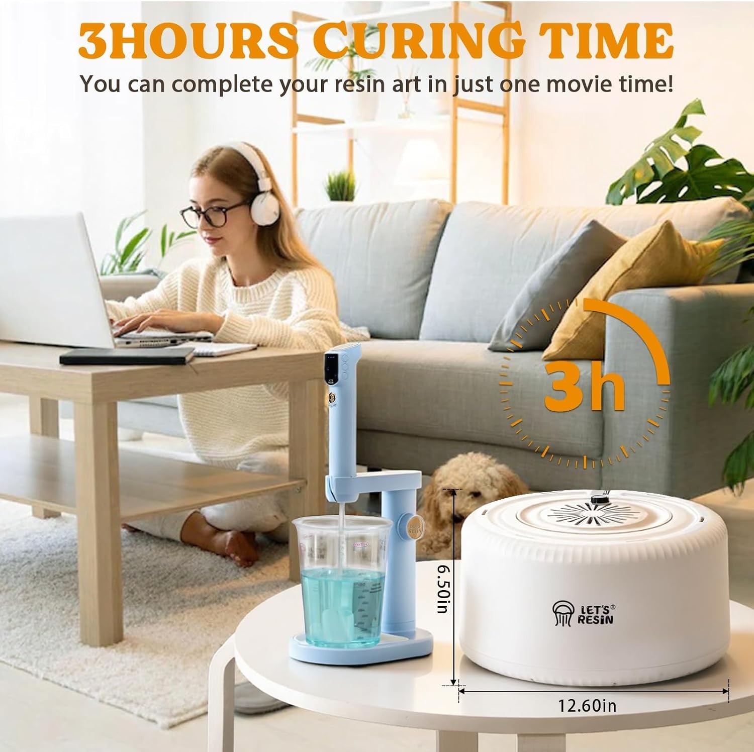 Efficient Resin Curing Device – Auto Dryer, Large Tray