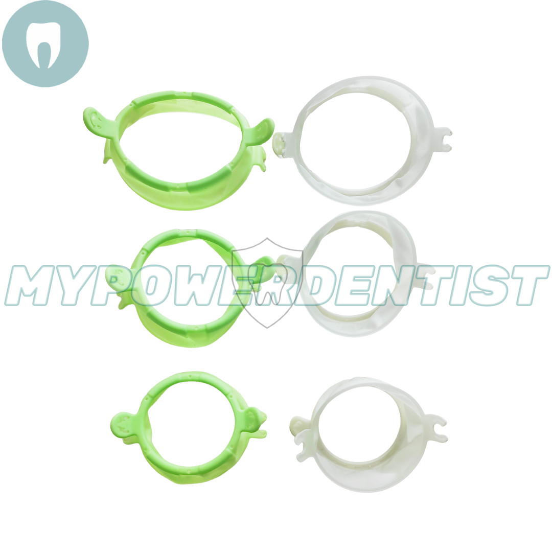 20Pc Dental Mouth Opener Lip Cheek Retractor Smile Face Saliva Tube Holder S/M/L