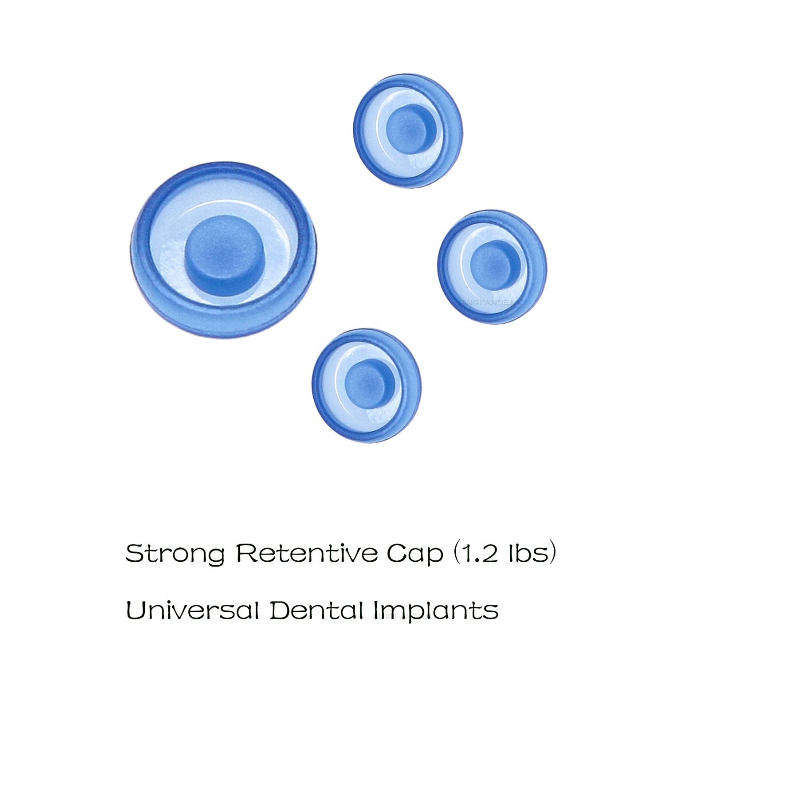 Dental Locator Abutment Male Cap Inserts for ZIMMER TSV 3.5 Adin Mis Hex Implant