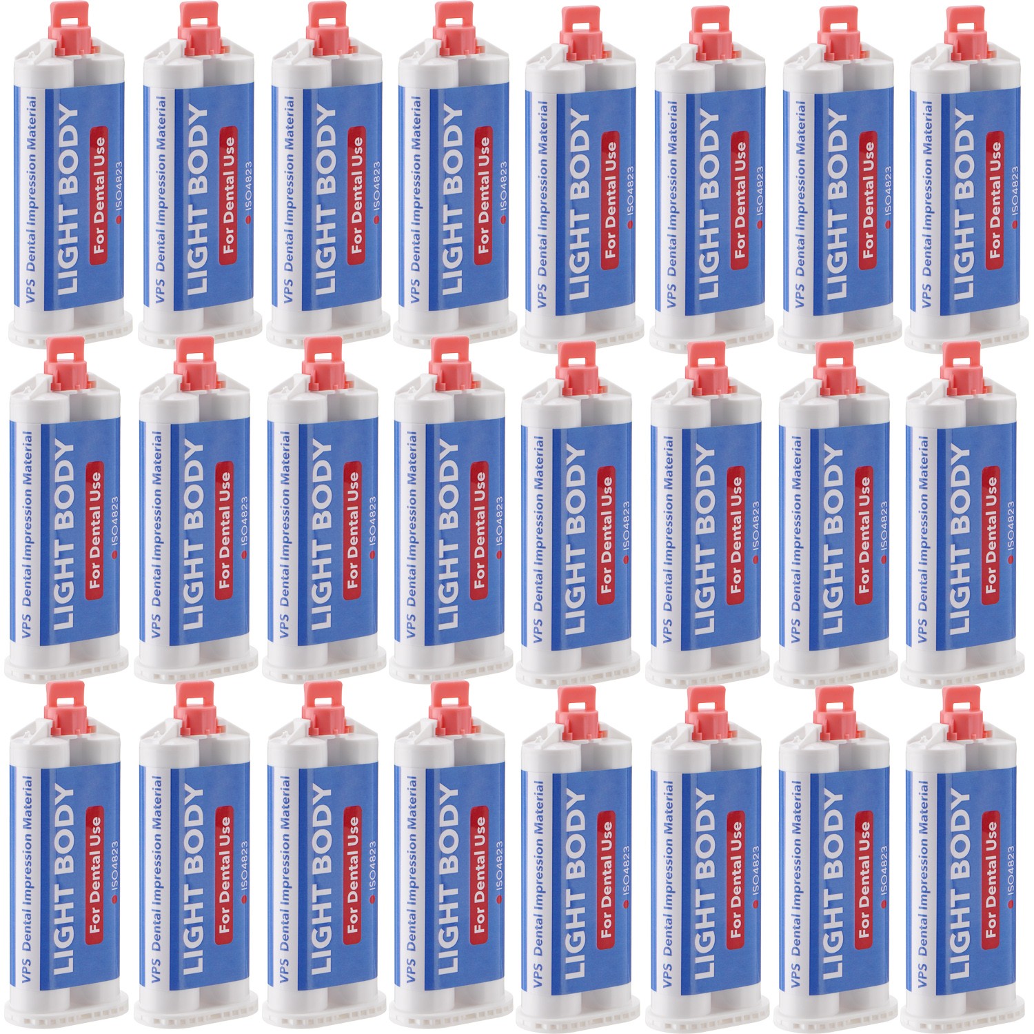 24Pcs Light Body Fast Rapid Set Impression Material 50mL Cartridges VPS PVS US