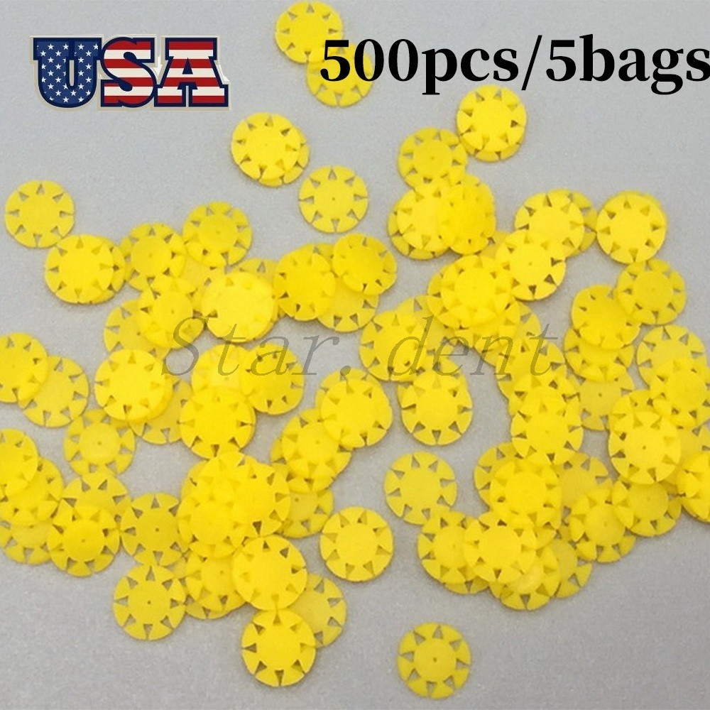 500pcs Dental Endo Files Stoppers Disinfection Counters Marking Circle Rings