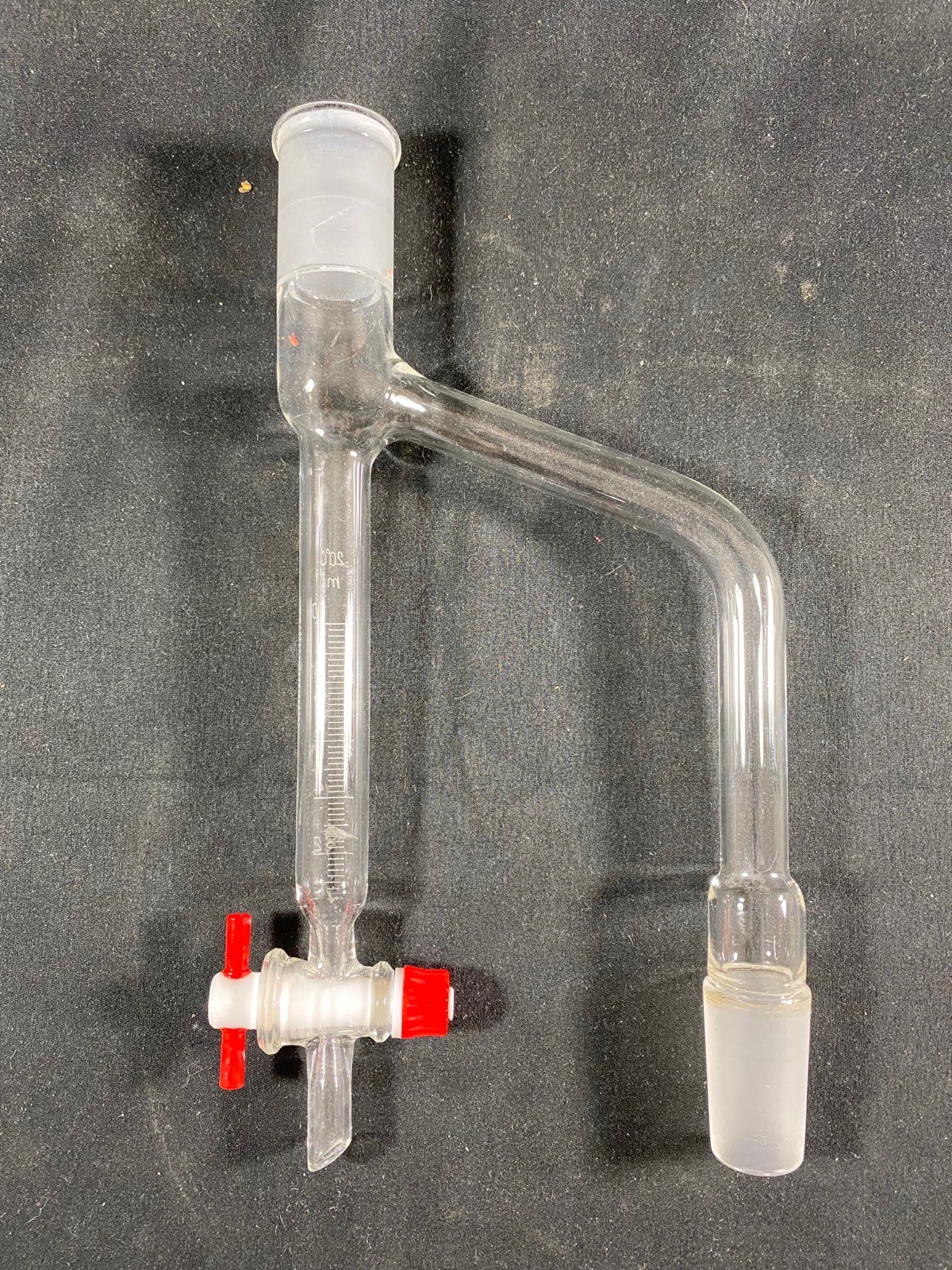 Laboratory Glass 10mL Stopcock 24/40 Barrett Moisture Test Receiver