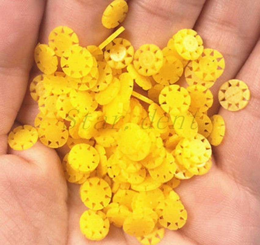 500pcs Dental Endo Files Stoppers Disinfection Counters Marking Circle Rings
