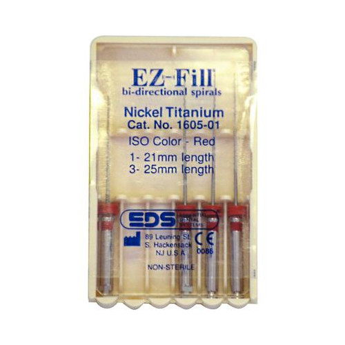 EDS 1605-01 EZ-Fill Bi-Directional Spirals Nickel Titanium Assorted 4/Pk