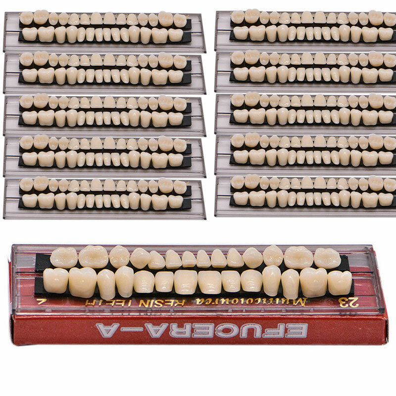 280ps Acrylic Resin Denture 23# A2 Dental Full Set Teeth Upper Lower Shade OS29