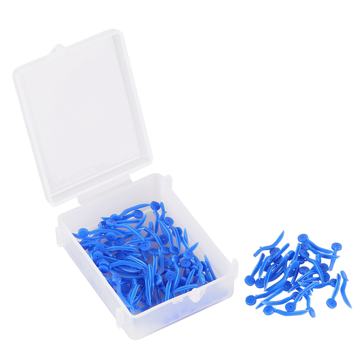 1000pcs Dental Wedges Tooth Gap Wedge Safety Holes 134℃ 4Sizes Plastic Diastema