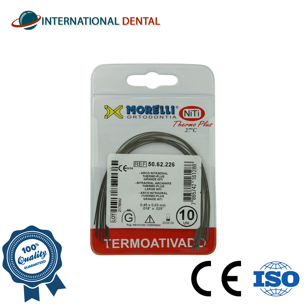 Orthodontic Dental Morelli NiTi Thermo-Plus Rectangular Archwire Intra0ral Arch