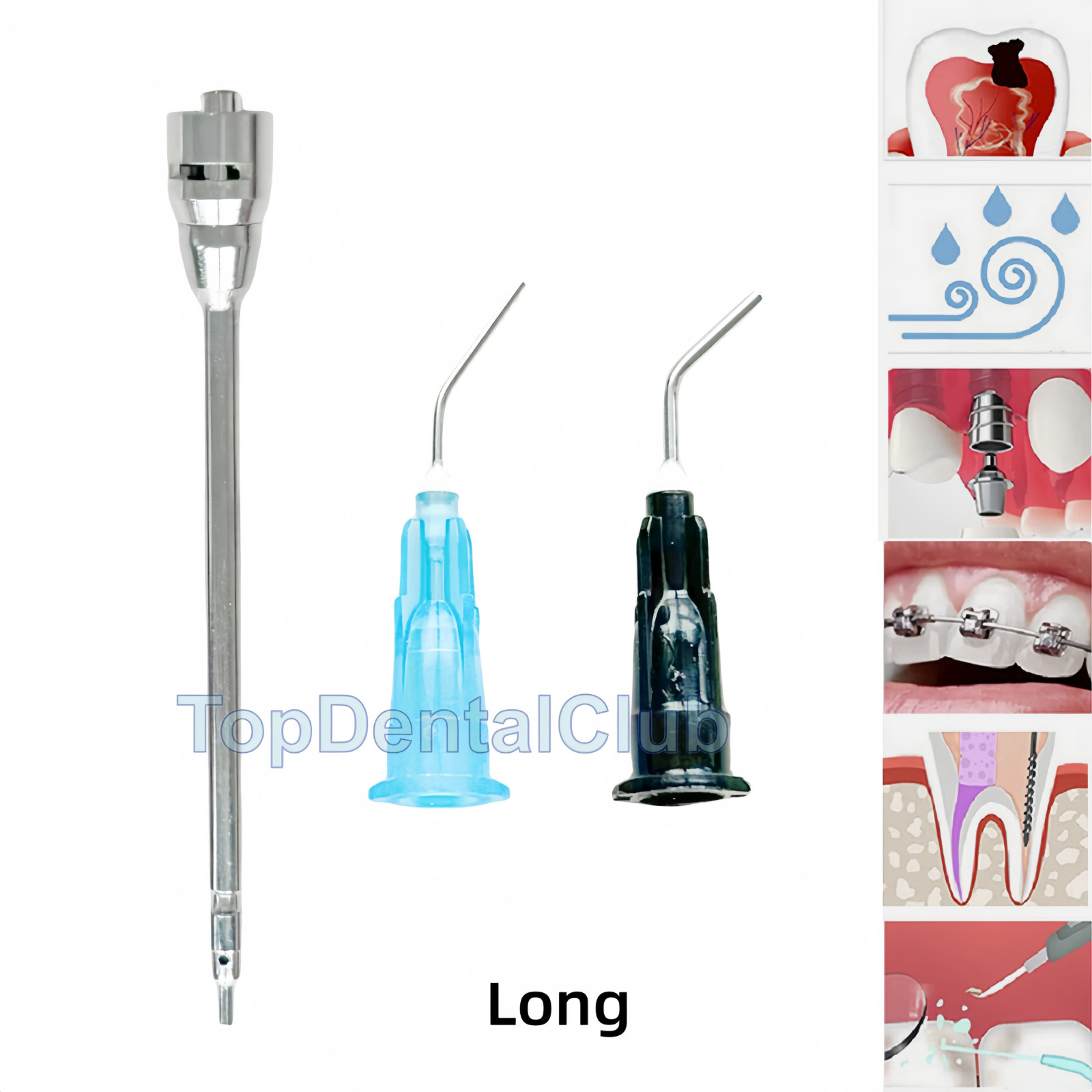 2Set Dental Sybronendo Stropko Kerr Style Air Water Syringe Irrigation Tips 3Way