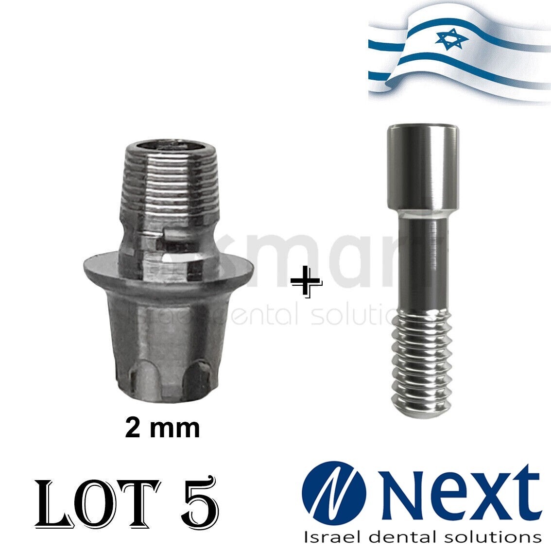 Lotx5 T Base Cad Cam MIS conical C1 WP Fit Anti abutment sirona 2 mm
