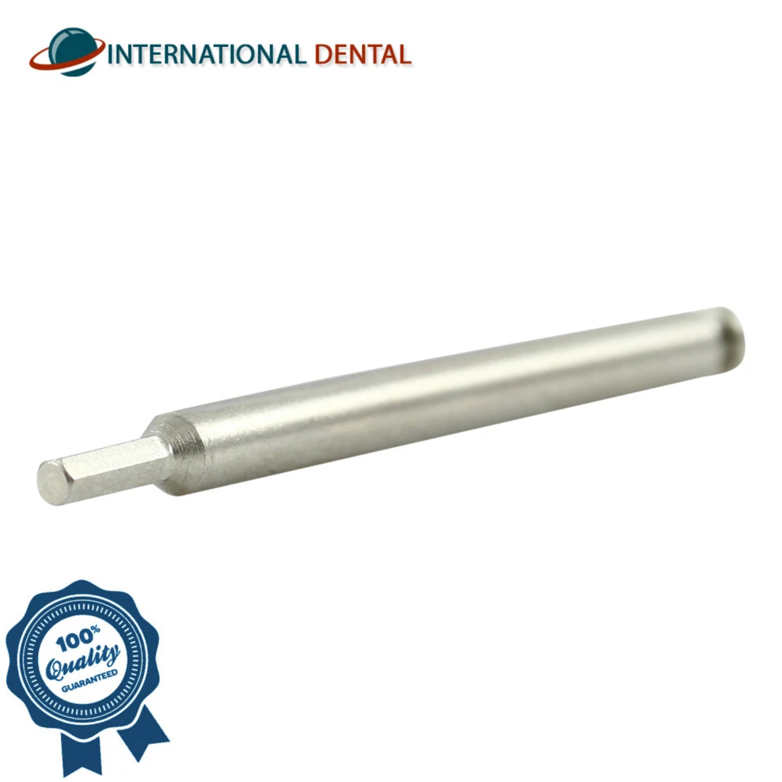 Long Motor Mount Low Speed Hex Driver 1.25mm, Dental Im plant Abut ment