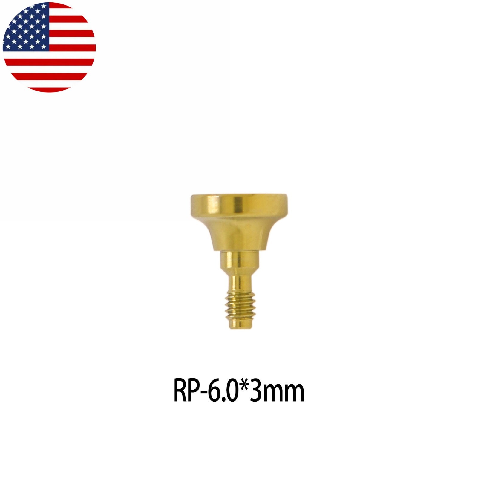 US Dental Healing Cap Abutment RP/NP Compatible Nobel Active ∅3.6 ∅5.0 ∅6.0