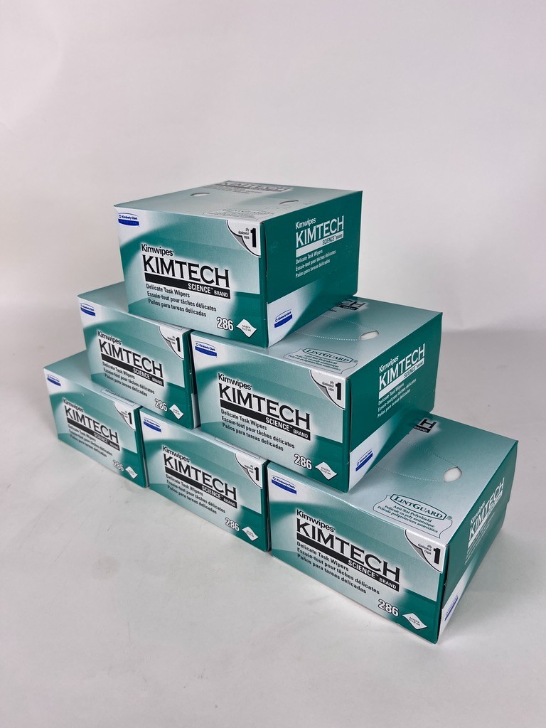 Kimtech Kimwipes Delicate Task Wipers 286 Sheets 34155 1 Box or Case of 60 Boxes