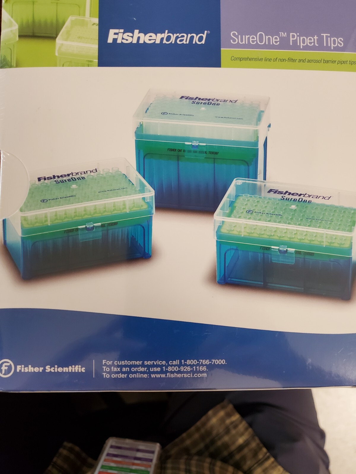 FISHER SCIENTIFIC 02 707 411 FISHERBRAND SUREONE 5-300µL PIPET TIPS BOX OF 960