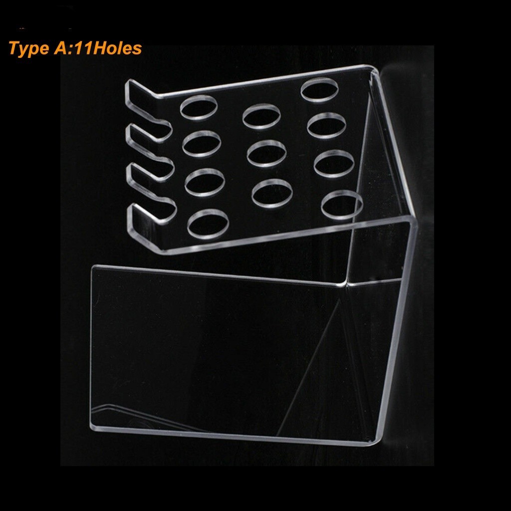 Dental Composite Resin Syringe Storage Holder Acrylic Organizer Applicator Rack