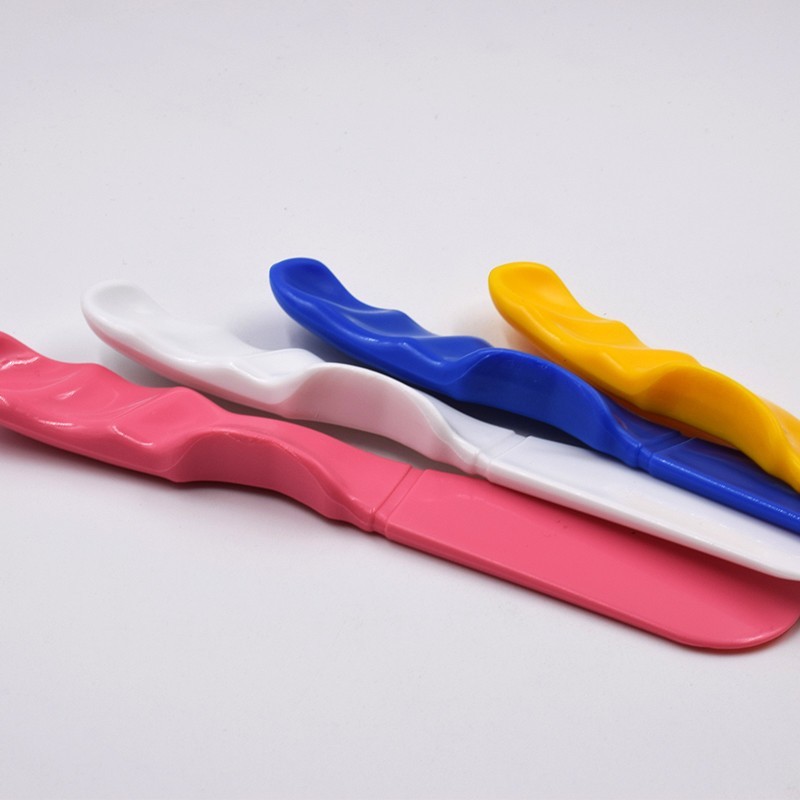 10 Pcs Autoclavable Mixing Spatulas Dental Ergonomic Alginator Mixer 7.5”