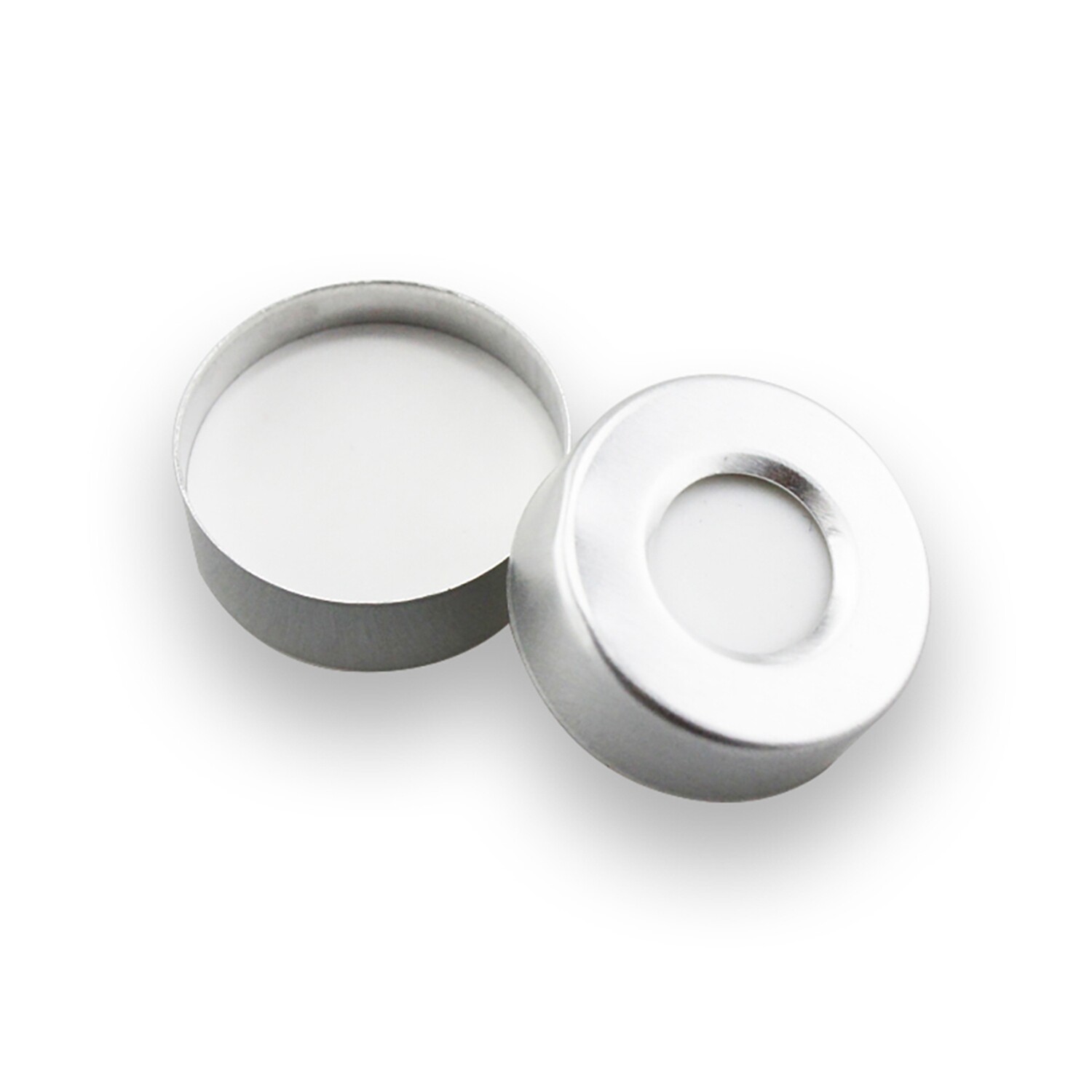 5000pcs 20mm Aluminum Crimp Cap PTFE/White Silicone Septa F 10ml/20ml HPLC Vials