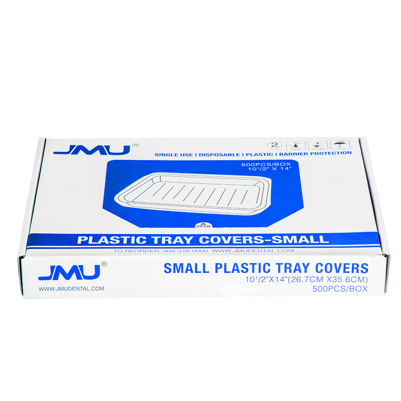 500PCS JMU Disposable Dental Plastic Tray Covers Ritter Size B Small 10-1/2″X14