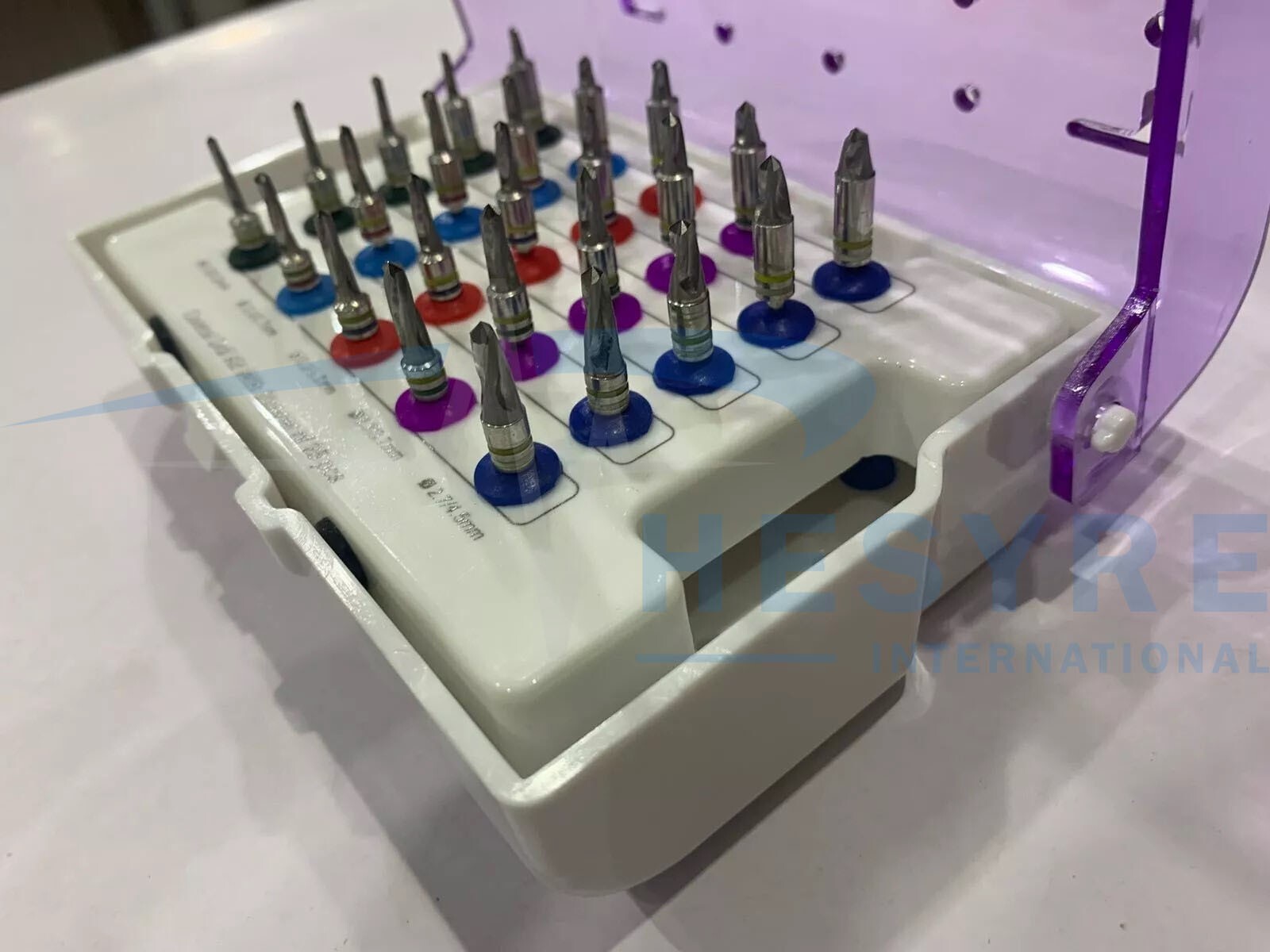 Dental Conical Drills Kit 25pcs Set