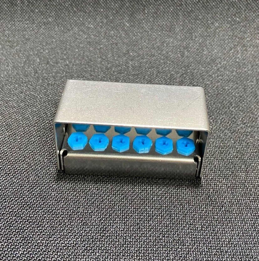 Dental Implant Drills Organizer Holder Sterilization Case Bur Block 8/12/30 Hole