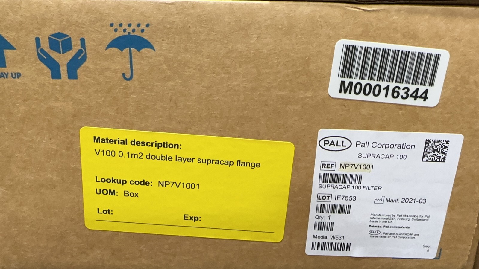 New Factory Sealed Pall NP7V1001 Kleenpark Nova SUPRACAP 100 FILTER