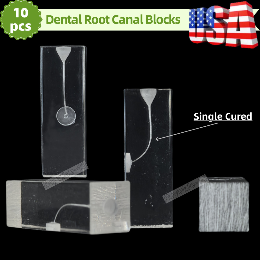 10Pcs Dental Blocks Files Practice Root Canal Replicas Student Practise File RCT