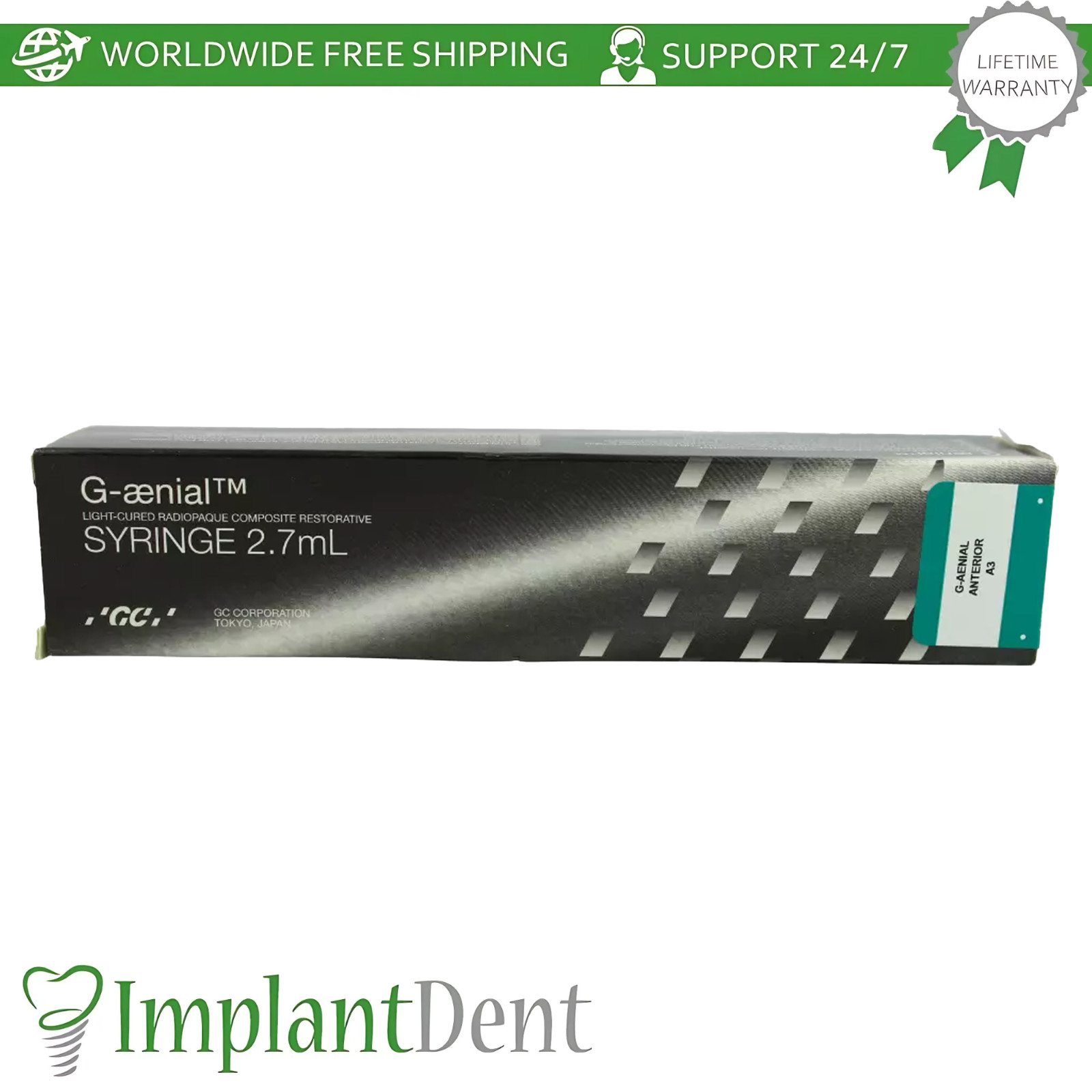 G-ænial Anterior Light Cured Hybrid Composite Dental Restorative 4.7g Syringe