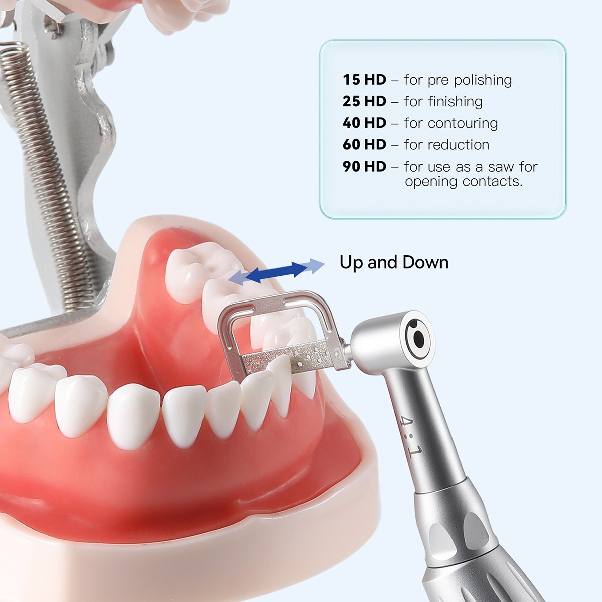 Dental Orthodontic Interproximal Enamel Reduction Automatic Strips 15-90 HD